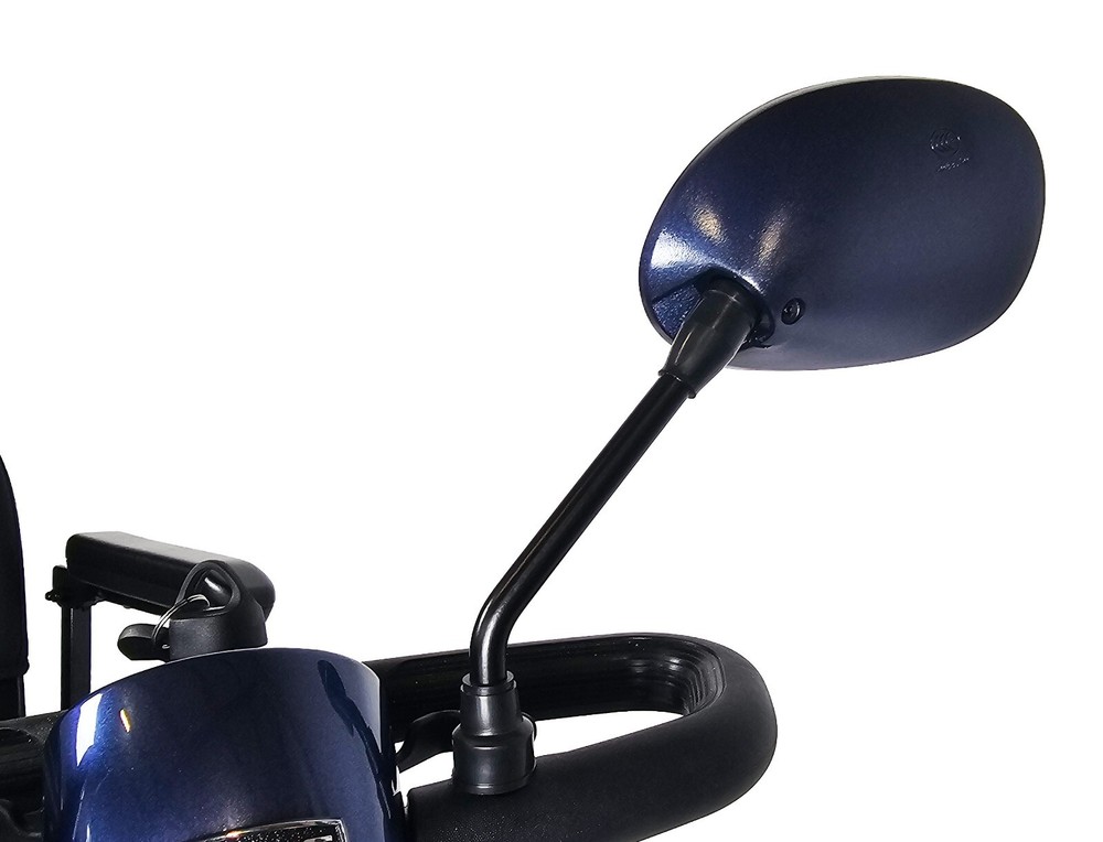 Rear View Mirror Pair For Most Pride Mobility Scooters BLUE