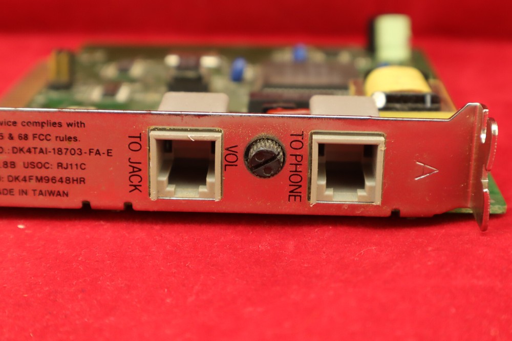 Hewlett-Packard HP FM9648HRA Internal Desktop Computer Modem Card