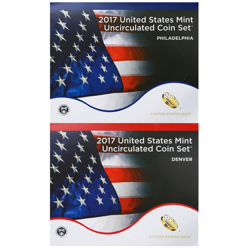 2017 Mint Set Original Plastic 20 BU US Coins BU