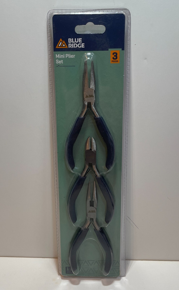 Blue Ridge 3pc Mini Plier Set NEW Fast Shipping