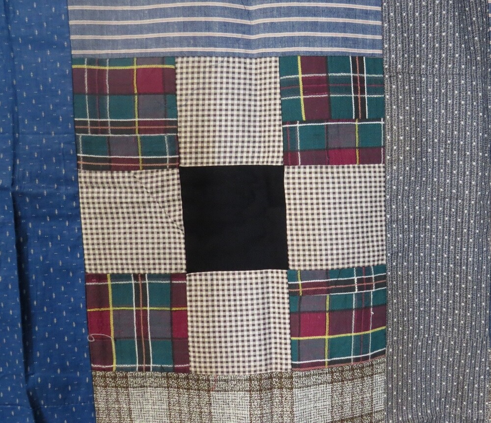 Vntg Quilt Top - Scrappy 9-Patch