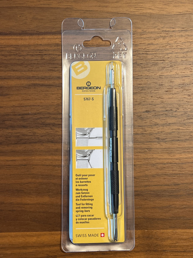 Bergeon 5767-S Fine Spring Bar Tool for Fitting & Removing Watch Bracelets,Swiss