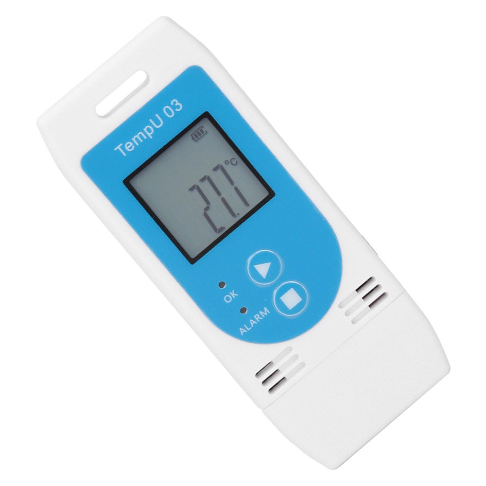 USB Digital LCD Temperature and Humidity Data Logger Reusable Temp Recorder