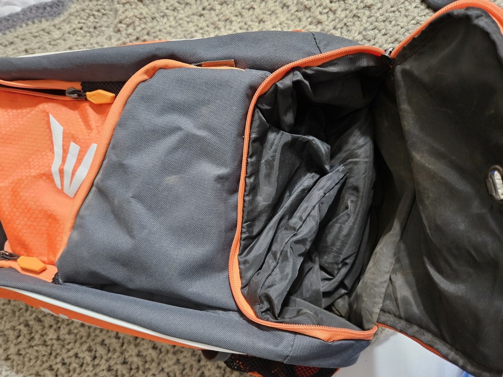 Easton Baseball Bat Bag Backpack Orange Black