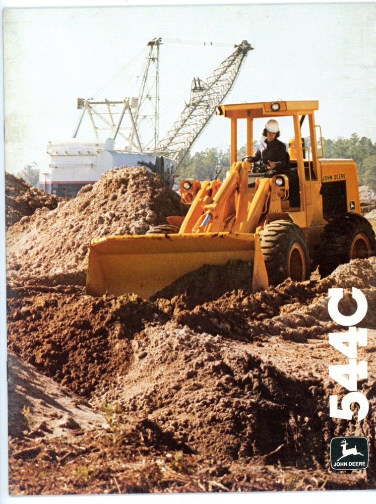 1981 John Deere 544C Wheel Loader color sales brochure