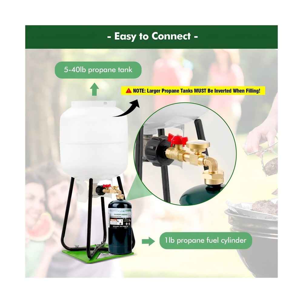 Propane Refill Adapter for 1lb. Tanks, Propane Refill Adapter for Refillable ...