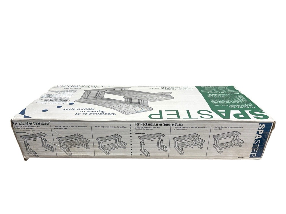 Cover Valet SSSWG Spa Side Step, Warm Grey New