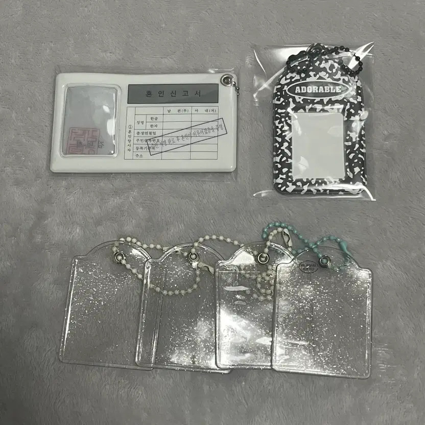 Daiso Support Holder with Art Box and Marriage Registration