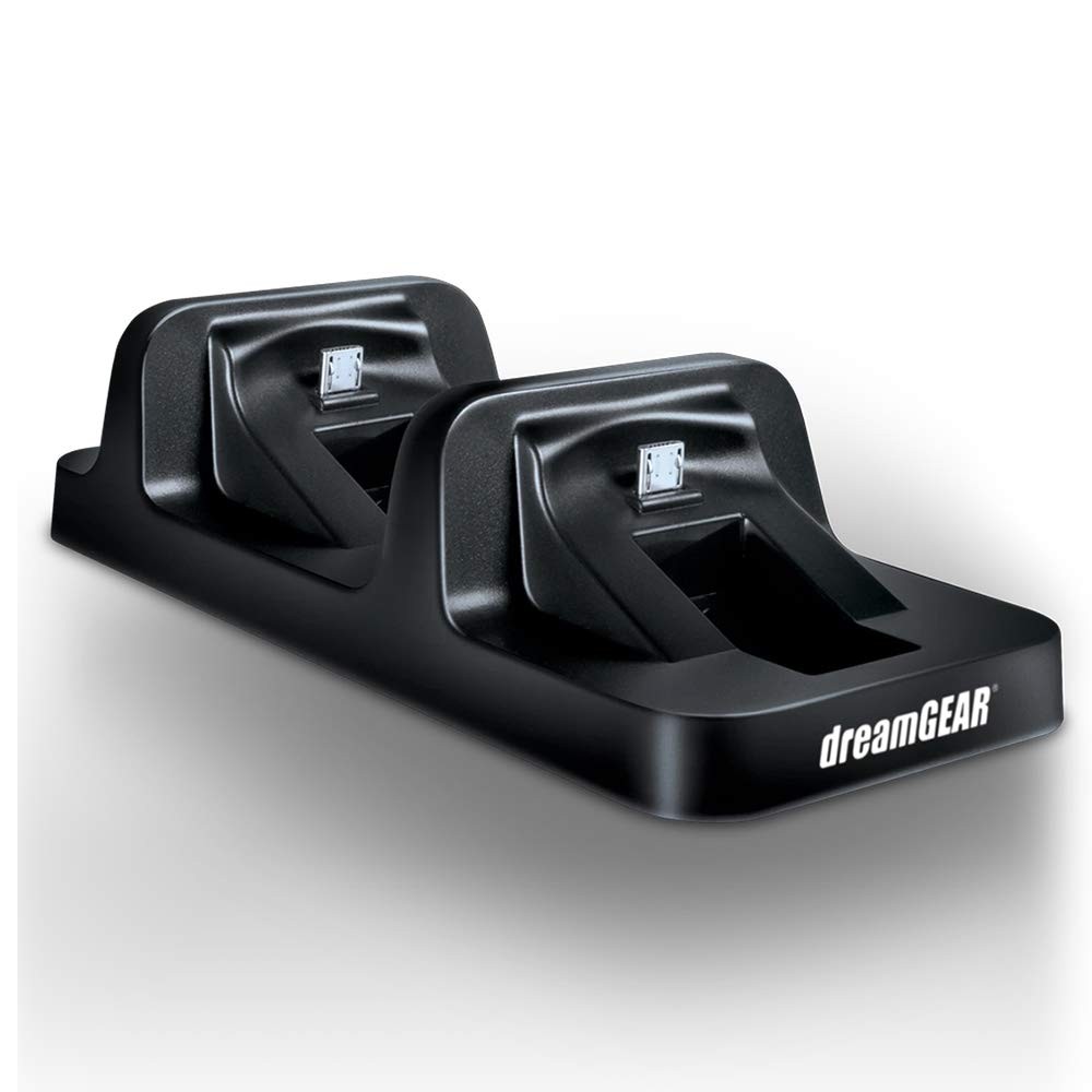 PS4 Dual Power Dock Black Dream Gear PS4