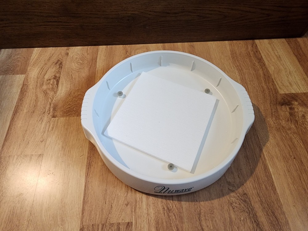 NuWave Pro Infrared Oven Replacement Parts Base, Drip Pan, and Rack (White)