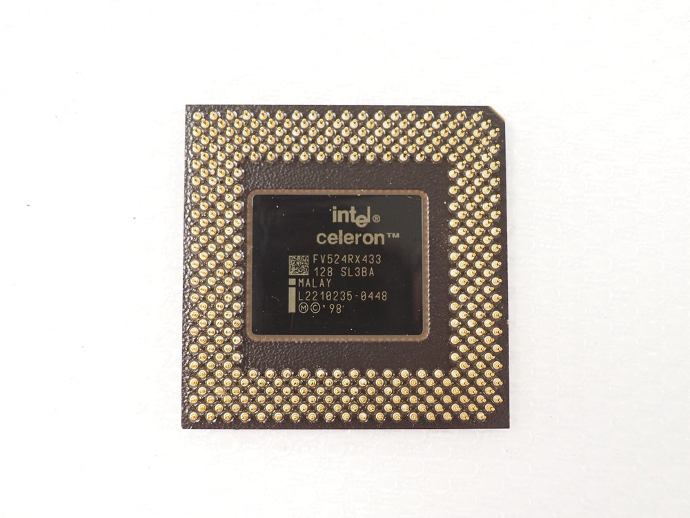 Intel Celeron SL3BA FV524RX433 433MHz 128KB Socket 370 CPU Processor
