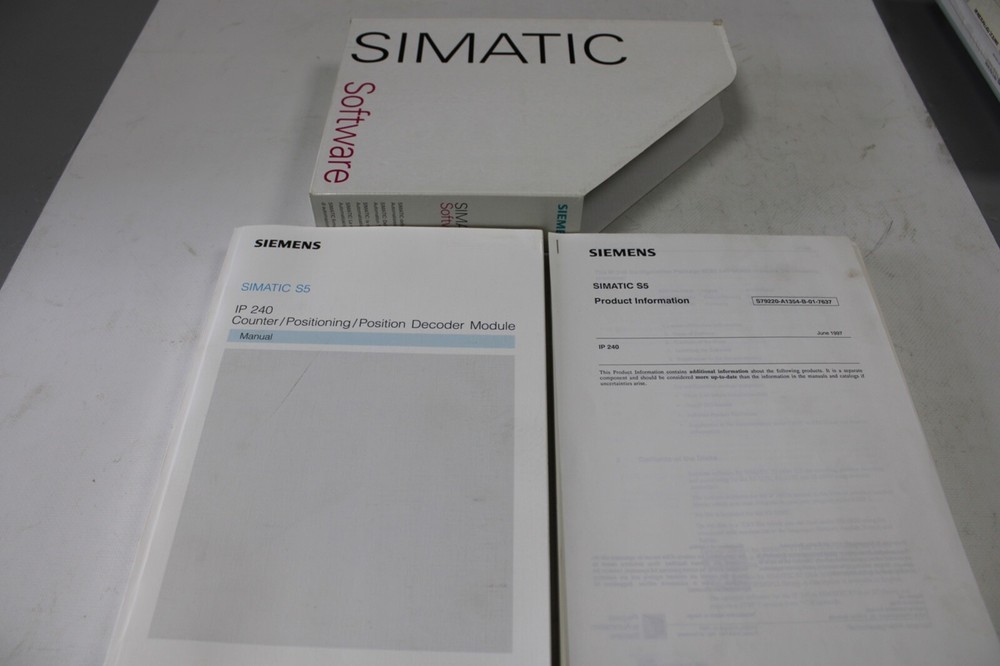 Siemens 6ES5240-5AA21 IP240 Configuration Package A01 Software OPEN BOX