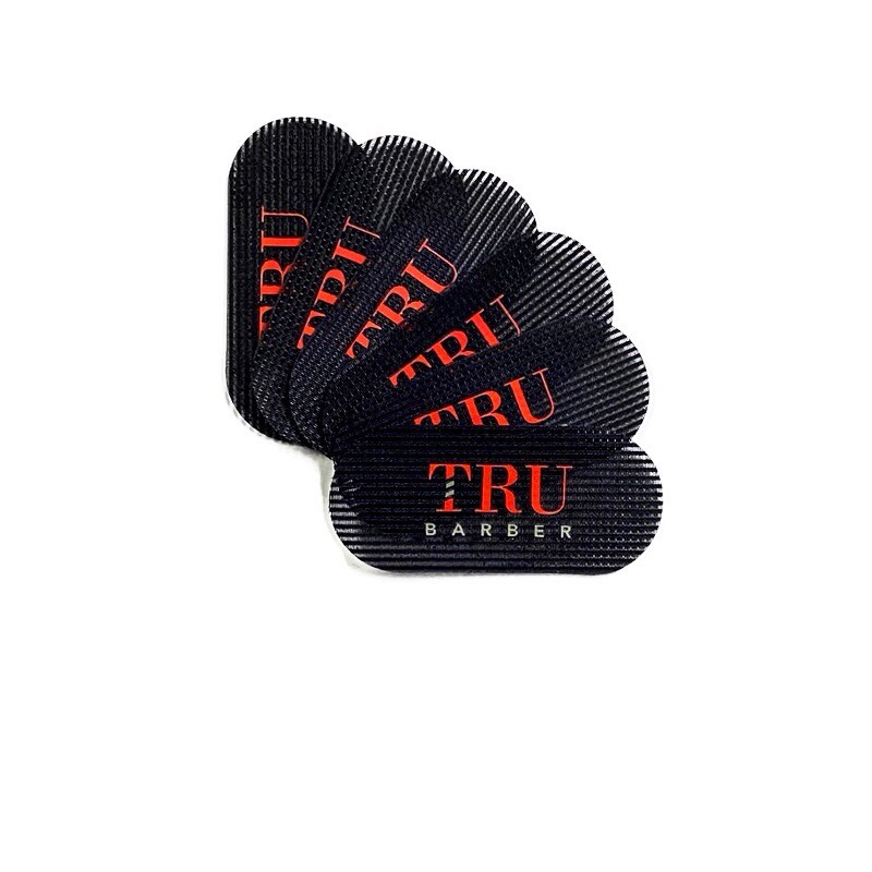 Original TruBarber Hair Grippers,  6 piece Bundle Pack (Black/Red)