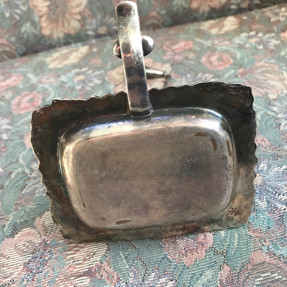 ANTIQUE SHEFFIELD SILVER PLATE CANDLESTICK HORIZONTAL WICK ROLL