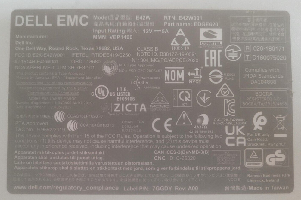 DELL VMWARE Edge 620 E42W NETWORK ACCELERATOR W/ ADAPTER
