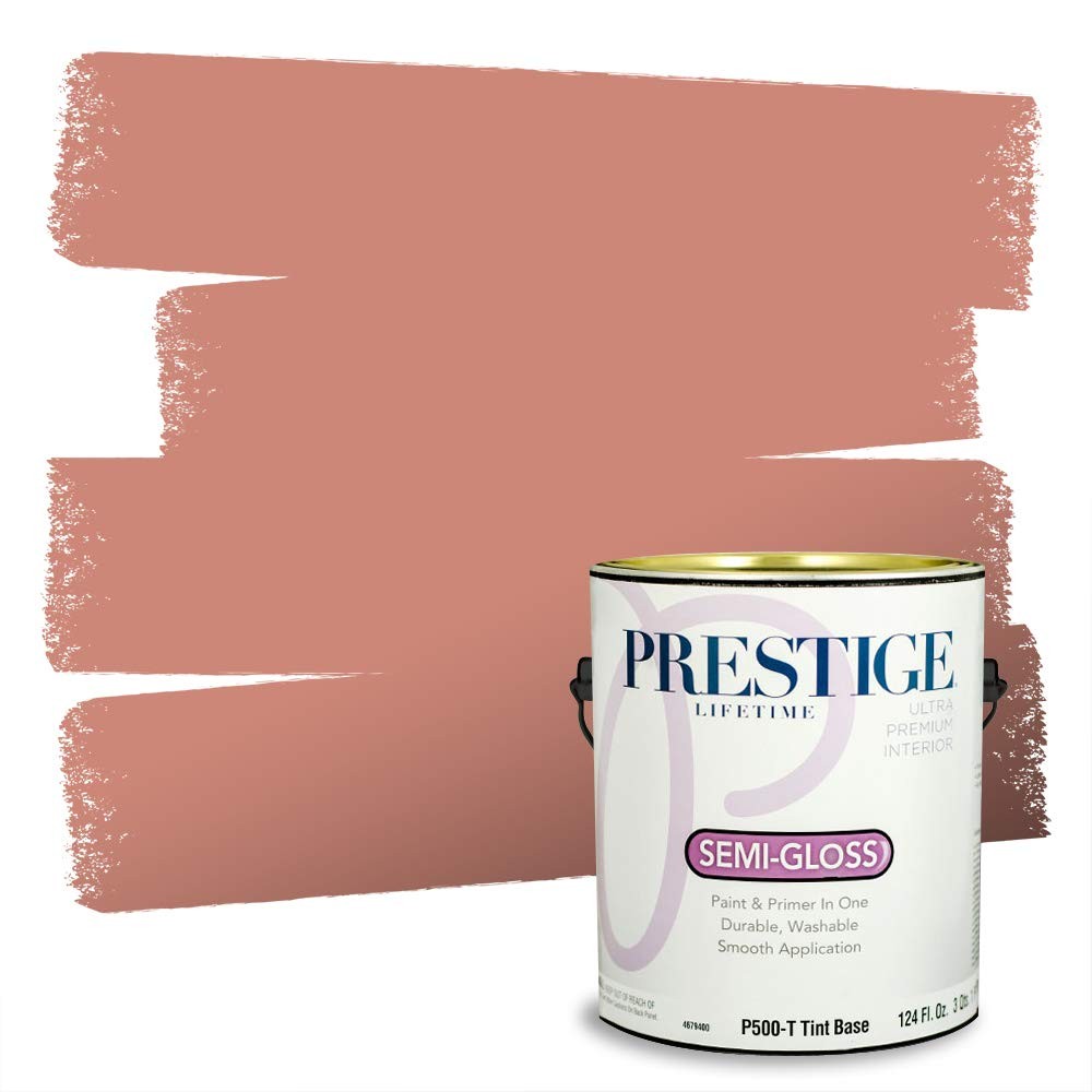 Prestige Interior Paint Primer 1 Gal Semi-Gloss Comparable Benjamin Moore Peache