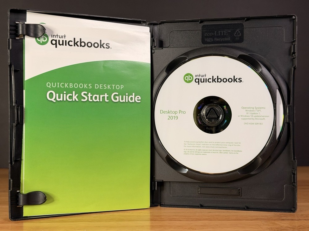 Quickbooks Desktop Pro 2019 Windows 10 & 11 Retail -NO SUBSCRIPT10N- TESTED