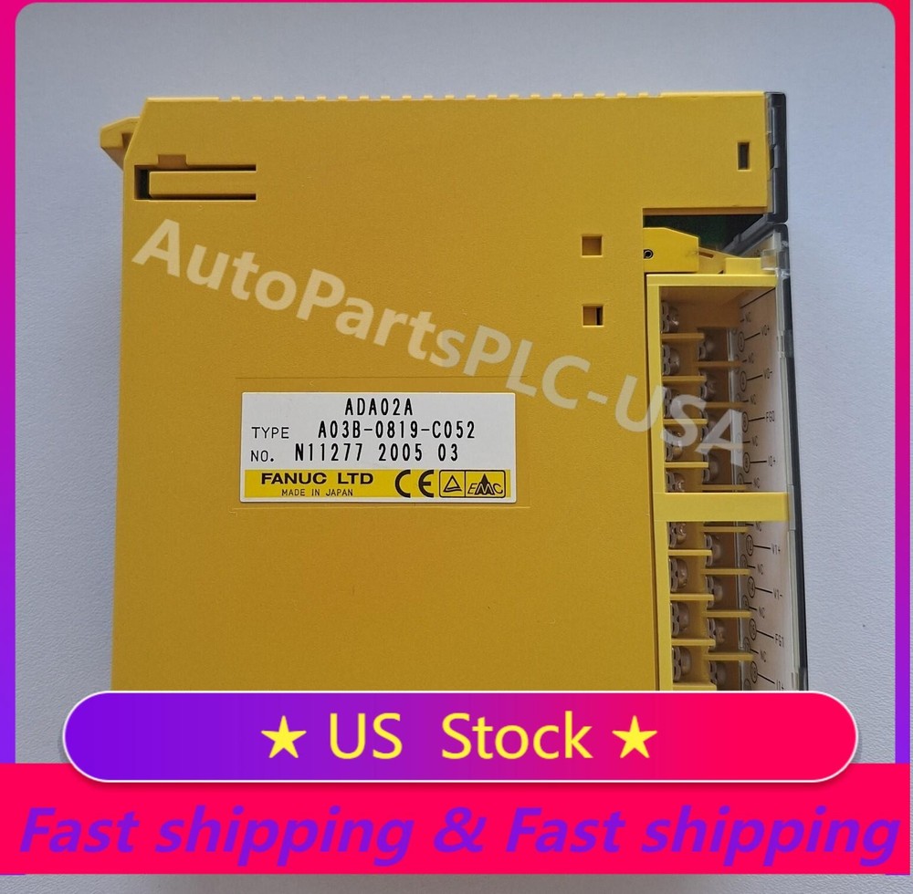 Fanuc A03B-0819-C052 analog output module ADA02A.