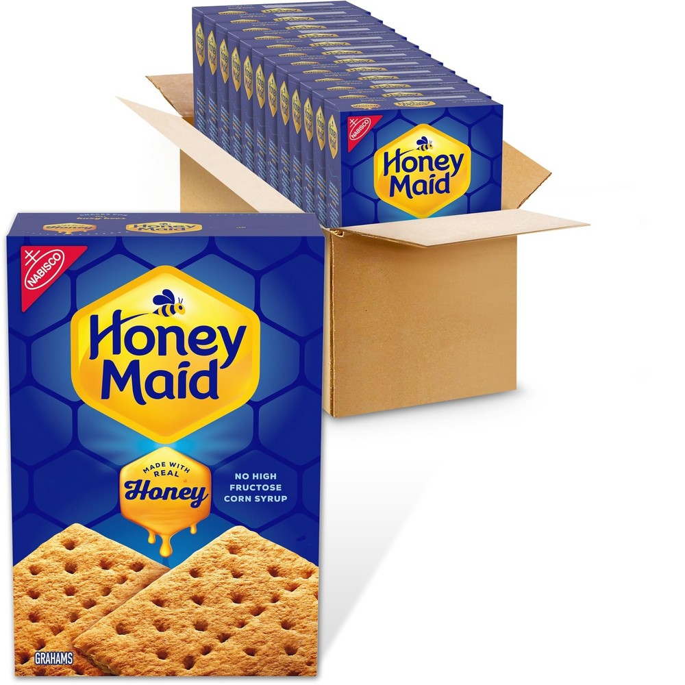 Graham Crackers, Lunch & Bulk Snacks, 12 Pack, 14.4 oz Boxes