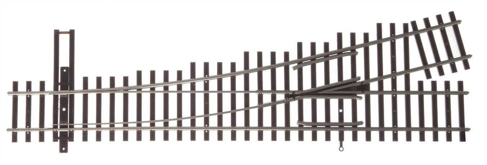 WalthersTrack Code 83 Nickel Silver DCC Friendly Number 4 Turnout - Left Hand