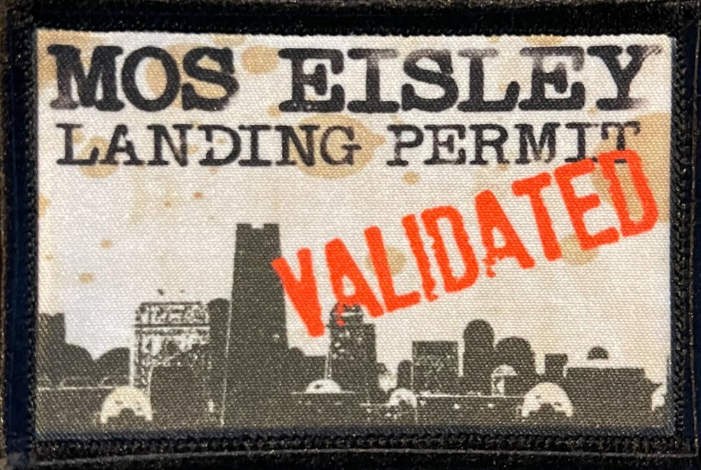 Han Solo "Shoot First" Star Wars Morale Patch.