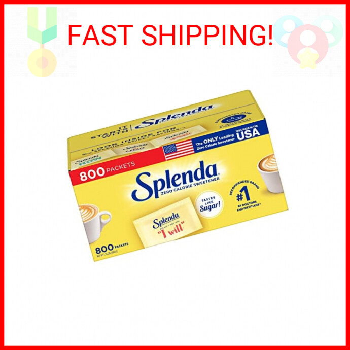 SPLENDA Zero Calorie Sweetener Value Pack, 800 Count Packets
