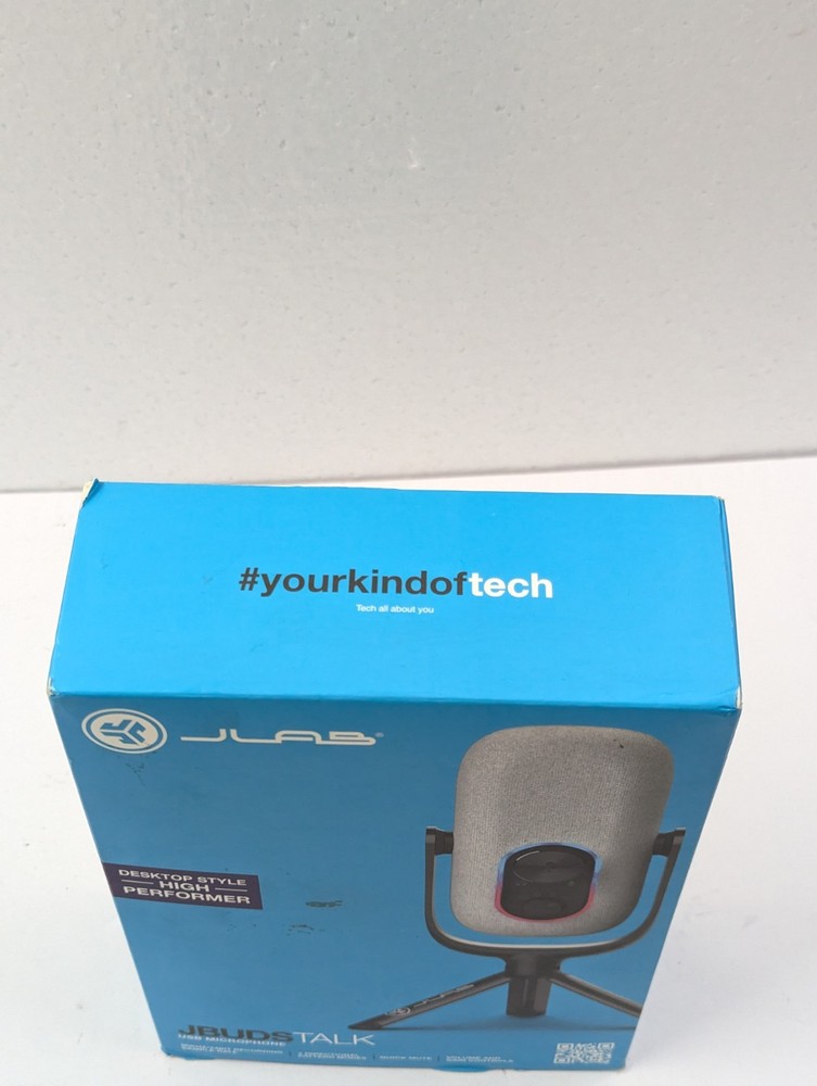 JLab EPIC JBUDS Talk USB Microphone - White