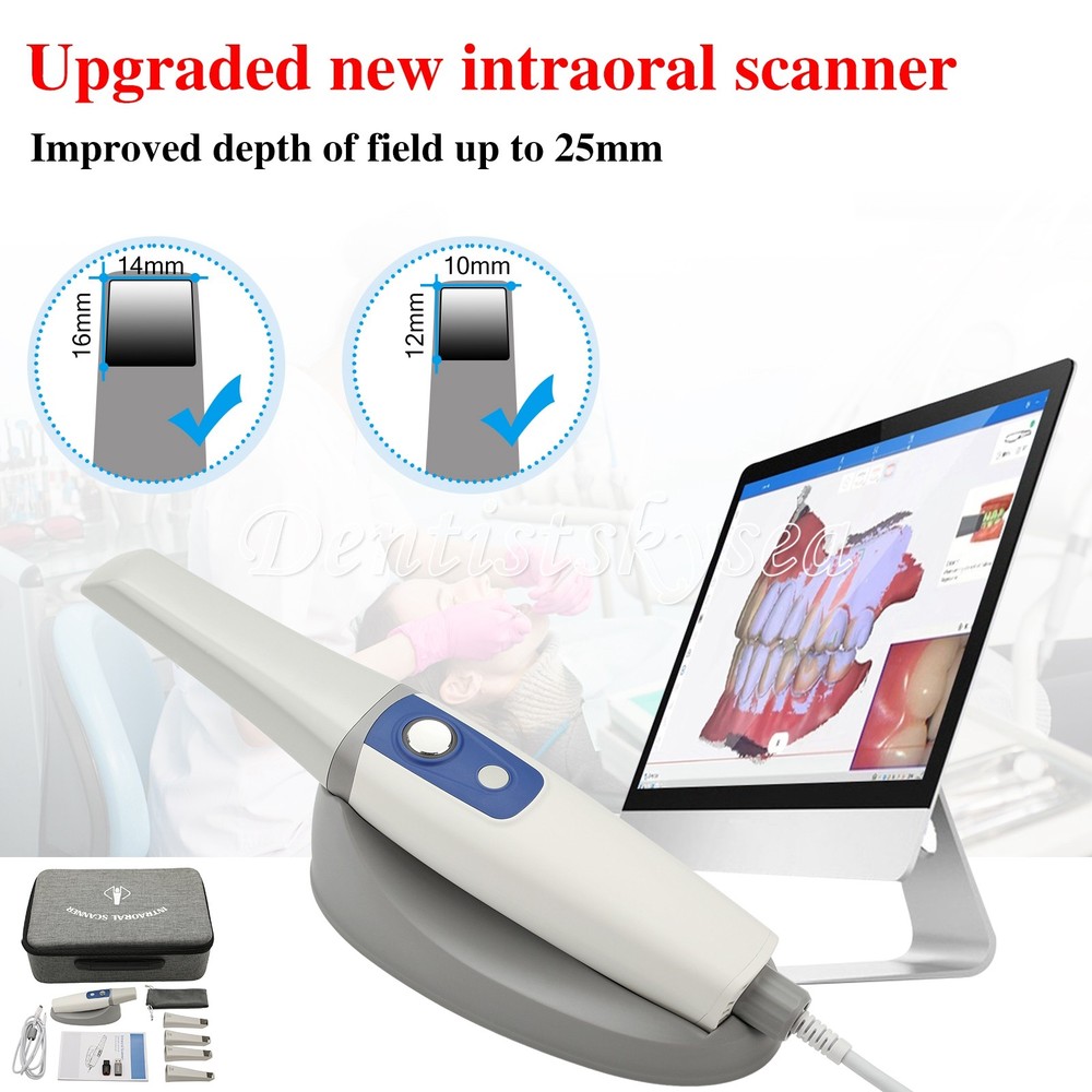 For Windows 10/11 Dental Intraoral Scanner + Protective Tip & Cable +Software