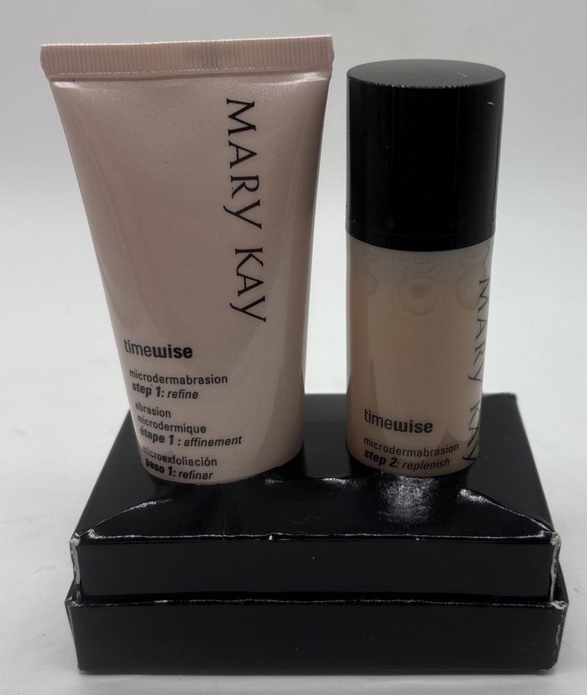 Mary Kay Timewise Microdermabrasion Plus Set Step 1 Refine & Step 2 Replenish