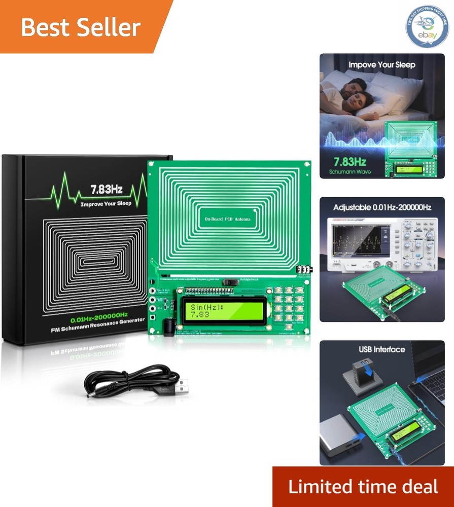 7.83Hz Healing Frequency Generator - Touch Control for Meditation & Relaxation