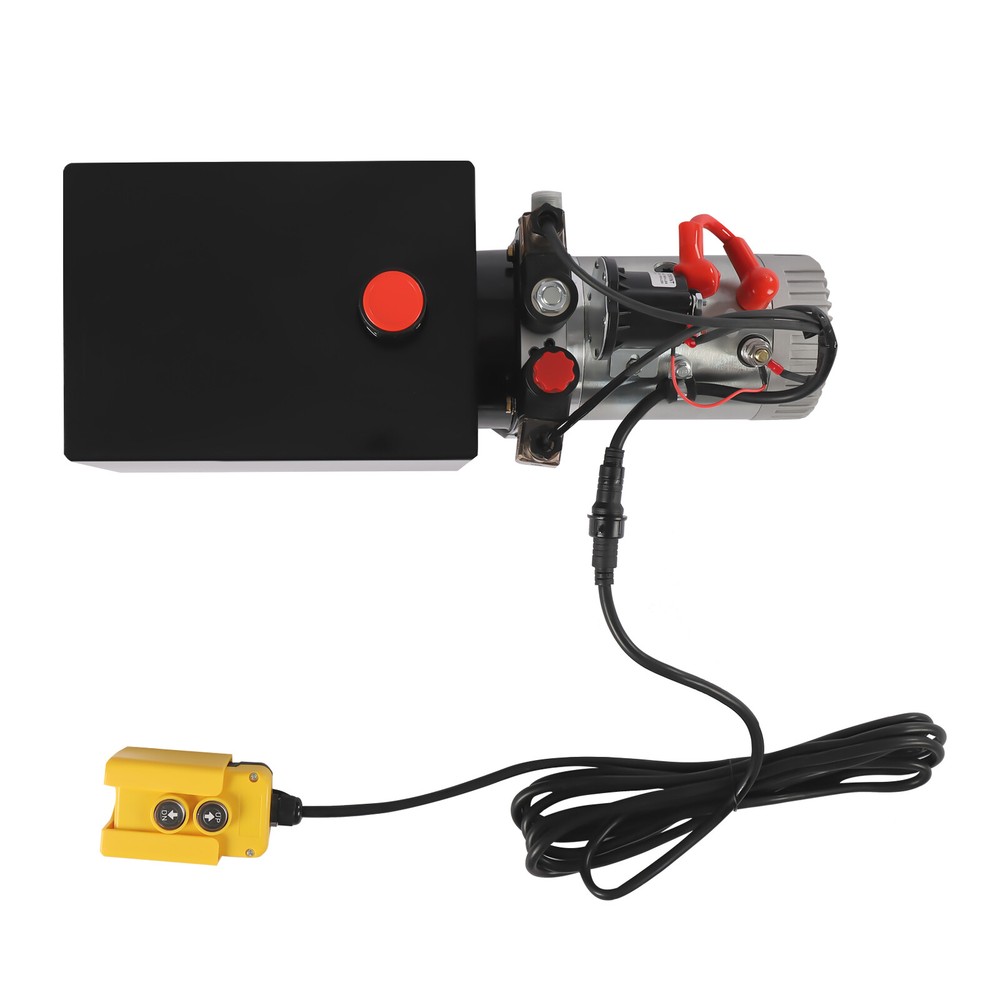 8 Quart Double Acting Hydraulic Pump Dump Trailer 12V Unit Pack Power Unit NEW