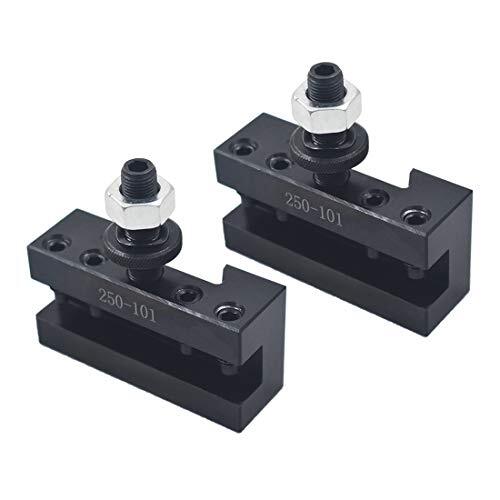 AXA 2Pcs #1 Quick Change Tool Post Holder Turning & Facing 250-101