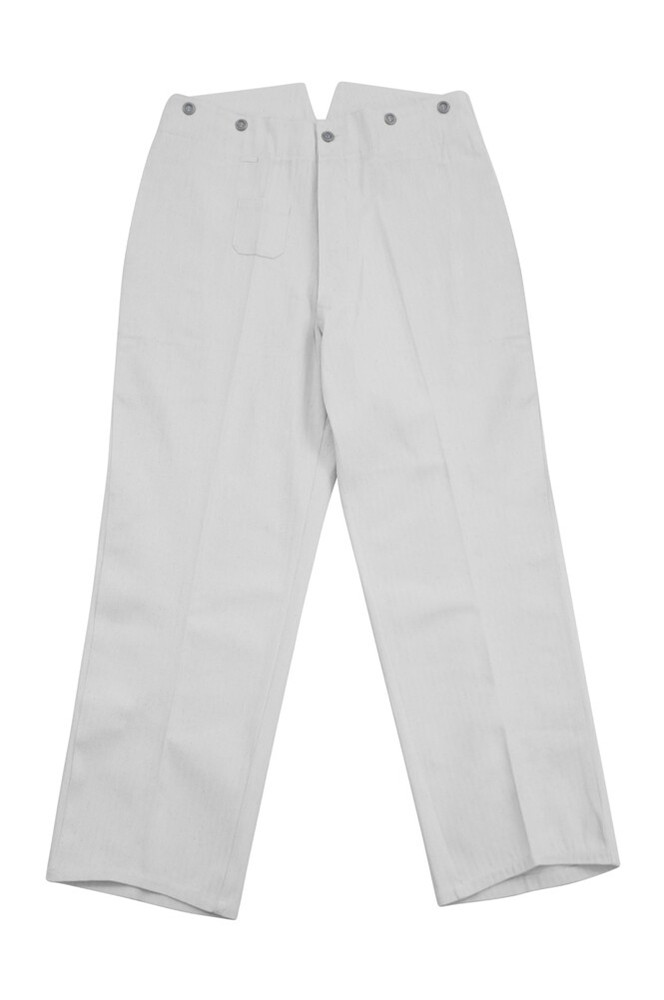 WW2 German Luftwaffe white cotton trousers