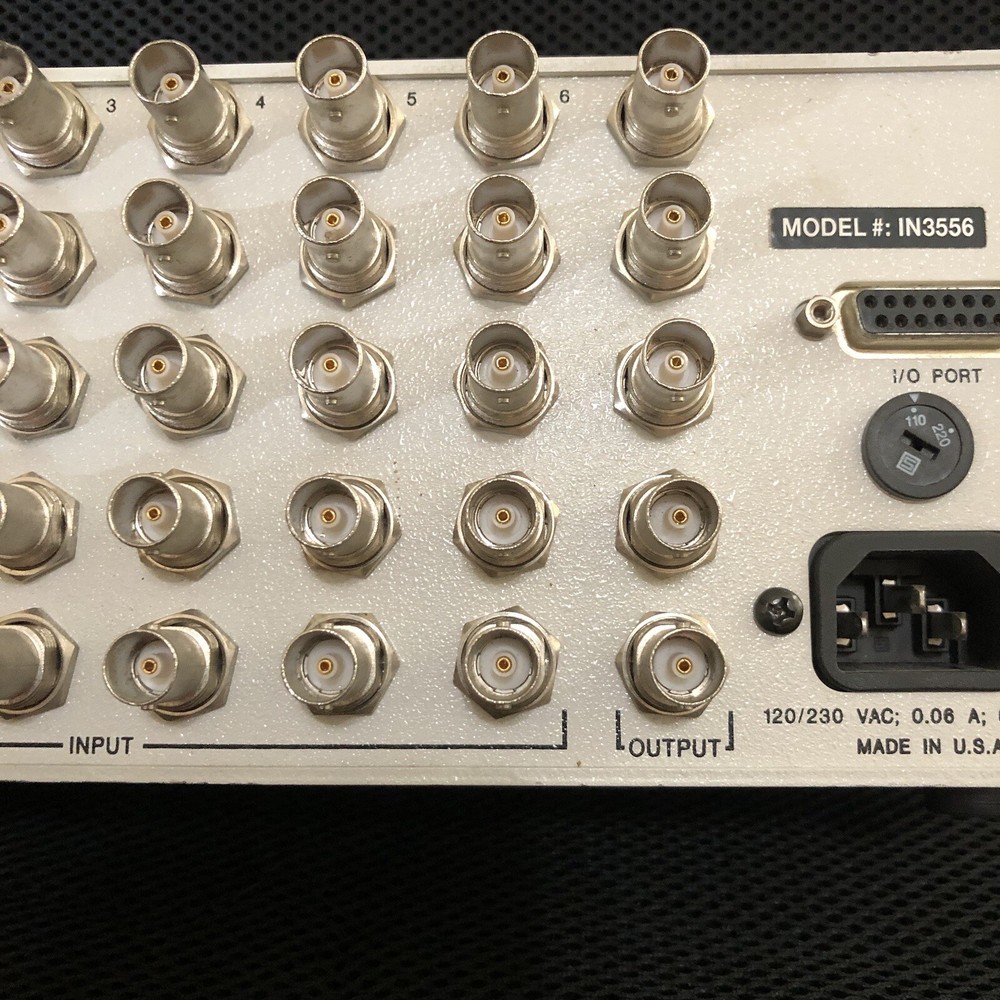 Inline IN3556 RGBHV Analog Switcher 6 inputs. power on. untested