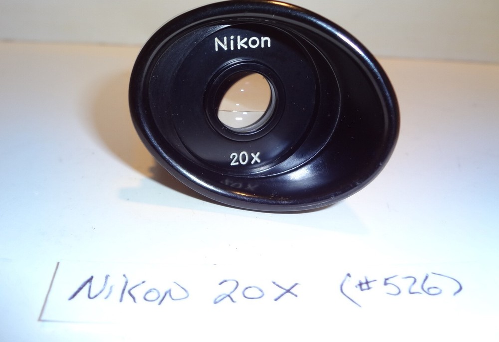 NIKON SINGLE 20X EYEPIECES (#526) **EXTRA CLEAN**
