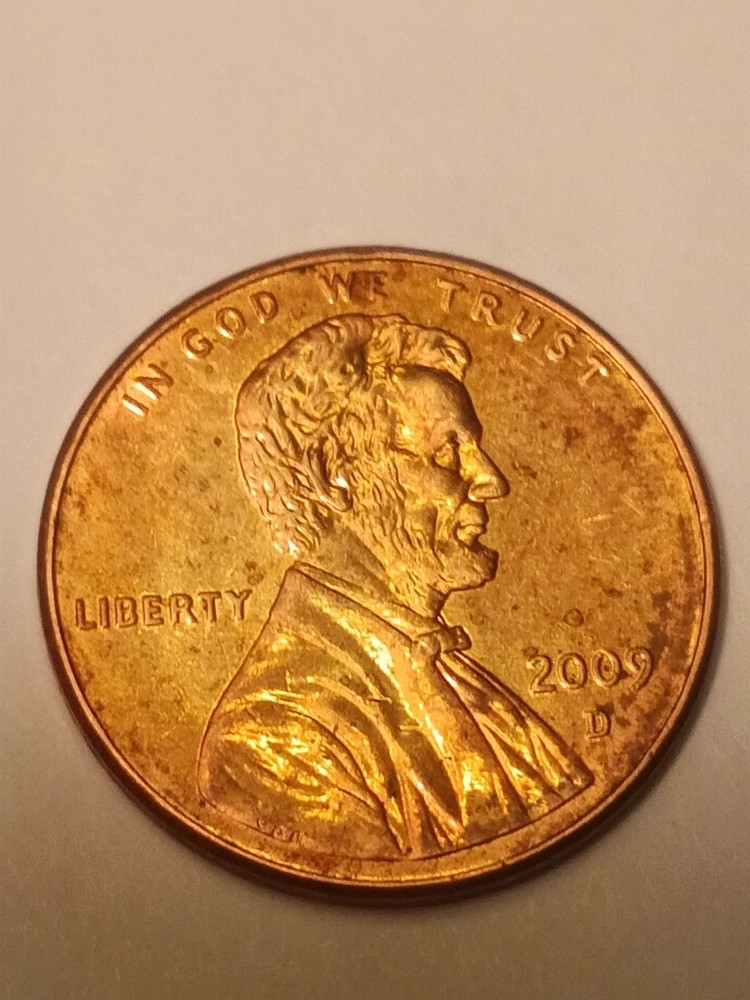 2009 D Bicentennial Lincoln With Errors Coin Penny Professional life cent