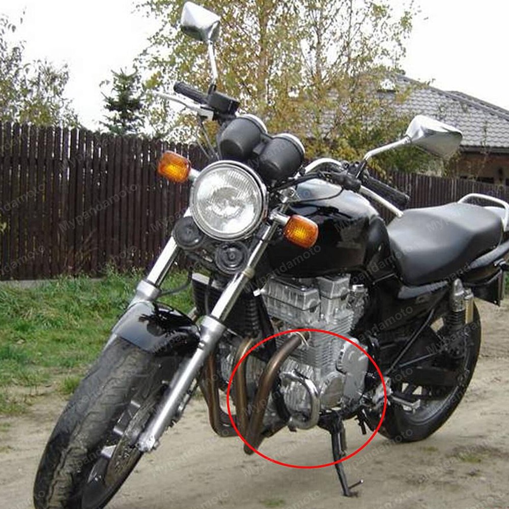 Left & Right Engine Guards Protector Crash Bars For Honda CB750 NightHawk 92-08