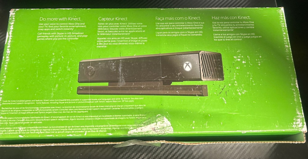 Xbox One Kinect Sensor Bar Black 1520 Complete In Original Box