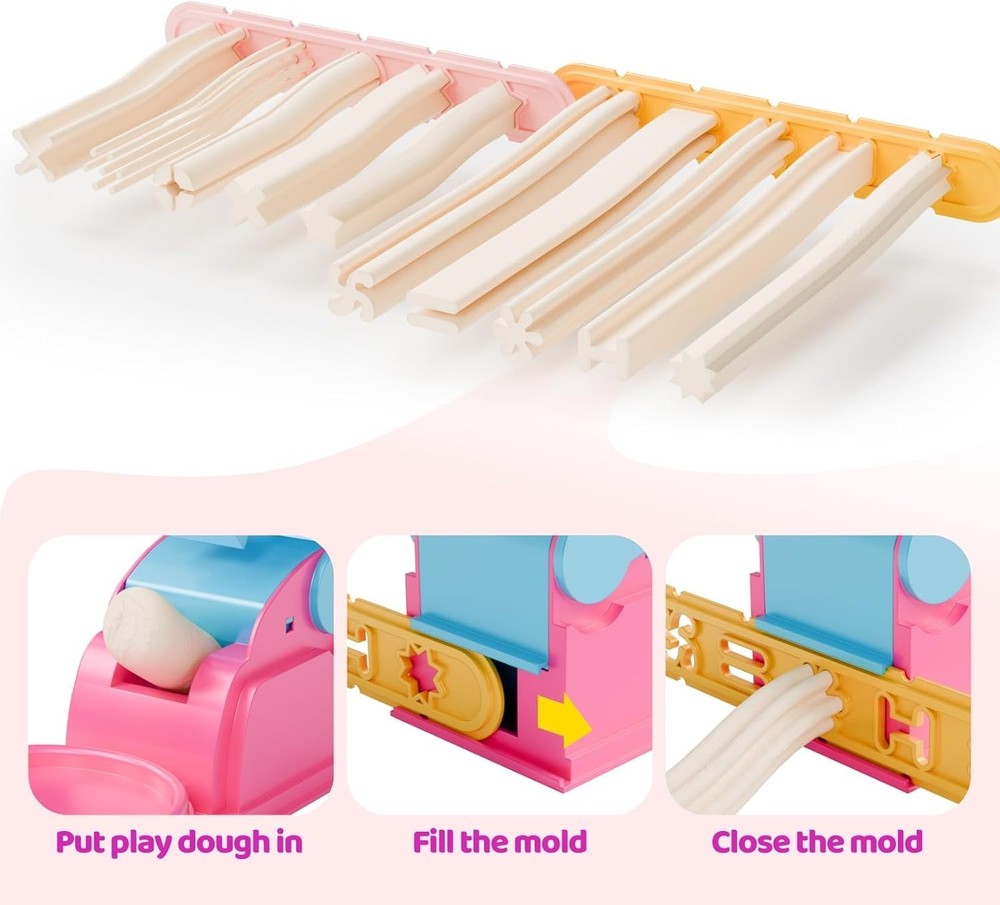 46-Piece Kids Dough Tools Set - Creative Playdough Accessories & Storage Bag
