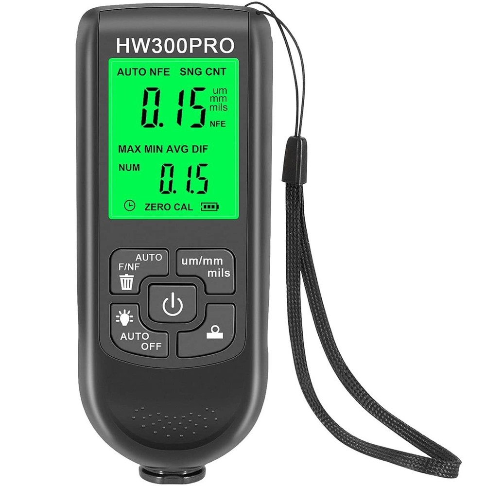 Professional Paint Thickness Gauge Meter - Multifunctional Coating Depth Tester