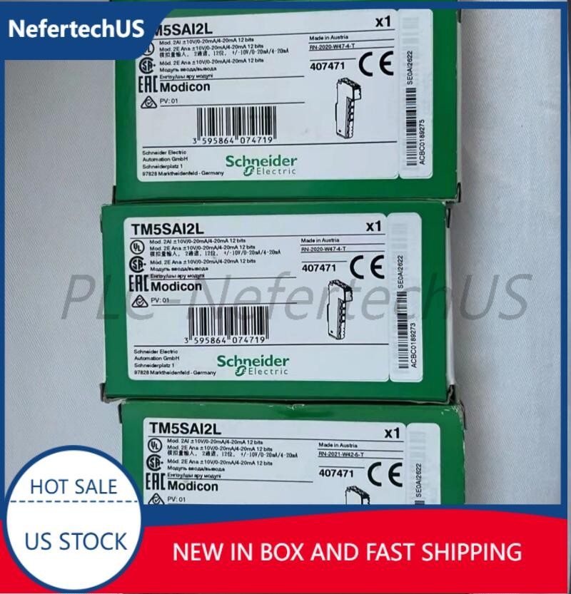 1pcs Schneider TM5SAI2L analog input module
