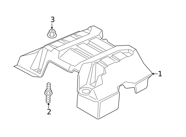 Genuine Ford Engine Cover Stud W716473-S437