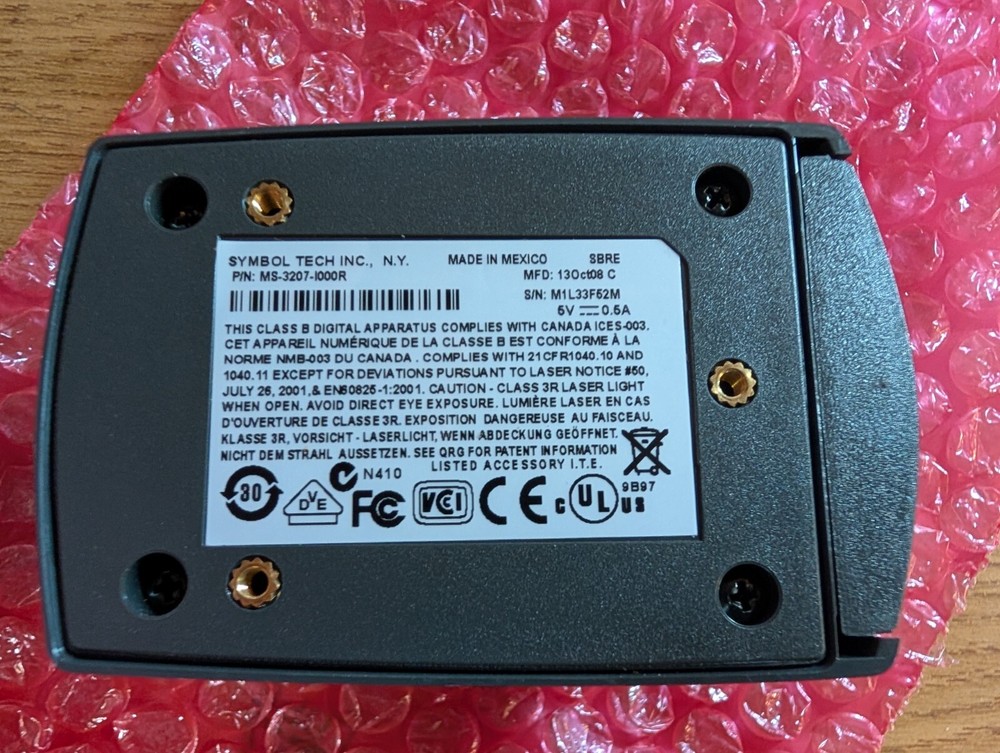 Symbol MS-3204-1000 Fixed Barcode Scanner NIB