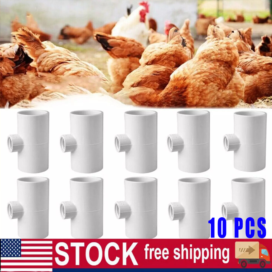 three-way Connector For Chicken Waterer Fully Automatic （10pcs）