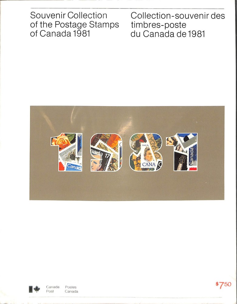 Canada Stamp Collection, 1981 Souvenir Collection Year Set