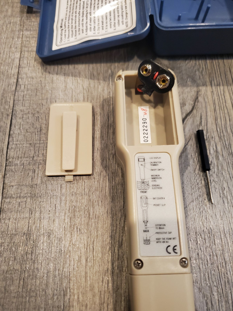 General Tools PH-501 Handheld Digital Pocket pH Meter UNIT ONLY NO SOLUTIONS