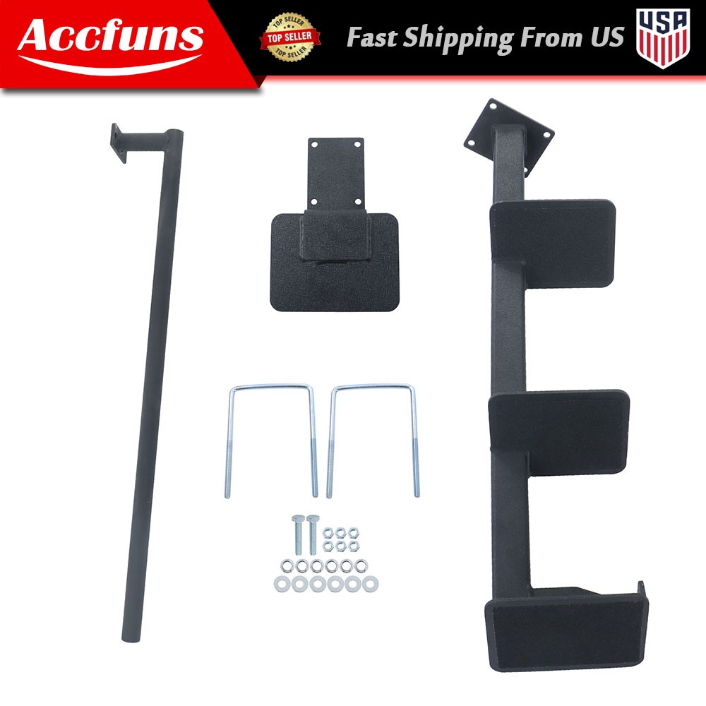 Heavy-Duty Boat Step Deep ''V'' For Universal Boat Trailer Steps With Handle US