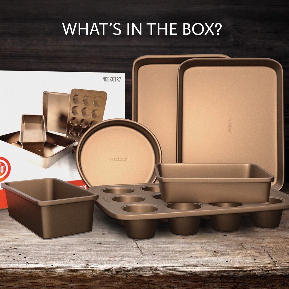 6-Piece Nonstick Kitchen Bakeware Set