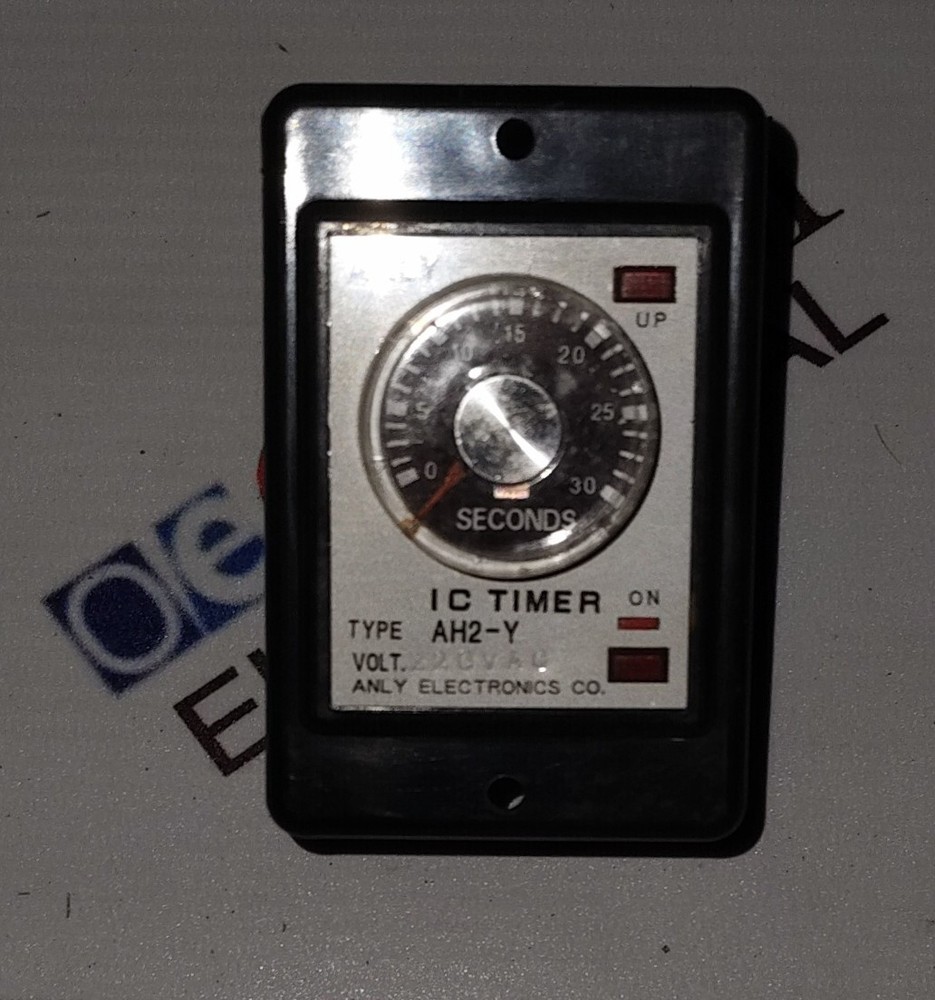 ANLY ELECTRONICS AH2-Y ELECTRONIC TIMER TIMING 1S-30S VOLTAGE 220VAC FAST SHIP