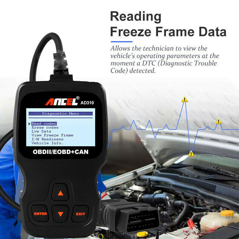 Bluetooth Code Reader Car Engine OBD2 Scanner Battery Test Diagnostic Scan Tool